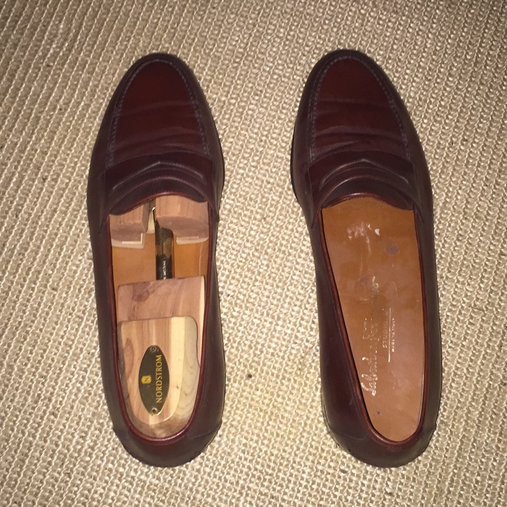 Ferragamo Studio Italy men’s loafers size 11 D.
